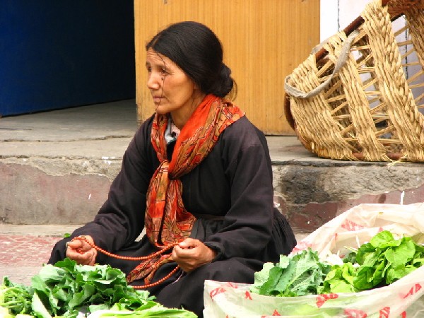 Vegetable & Fruit Market in Leh 8/2009, © fot.: Magda Zaborowska